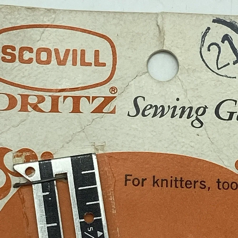 Vintage 1960's Scovill Dritz Sewing Gauge 6